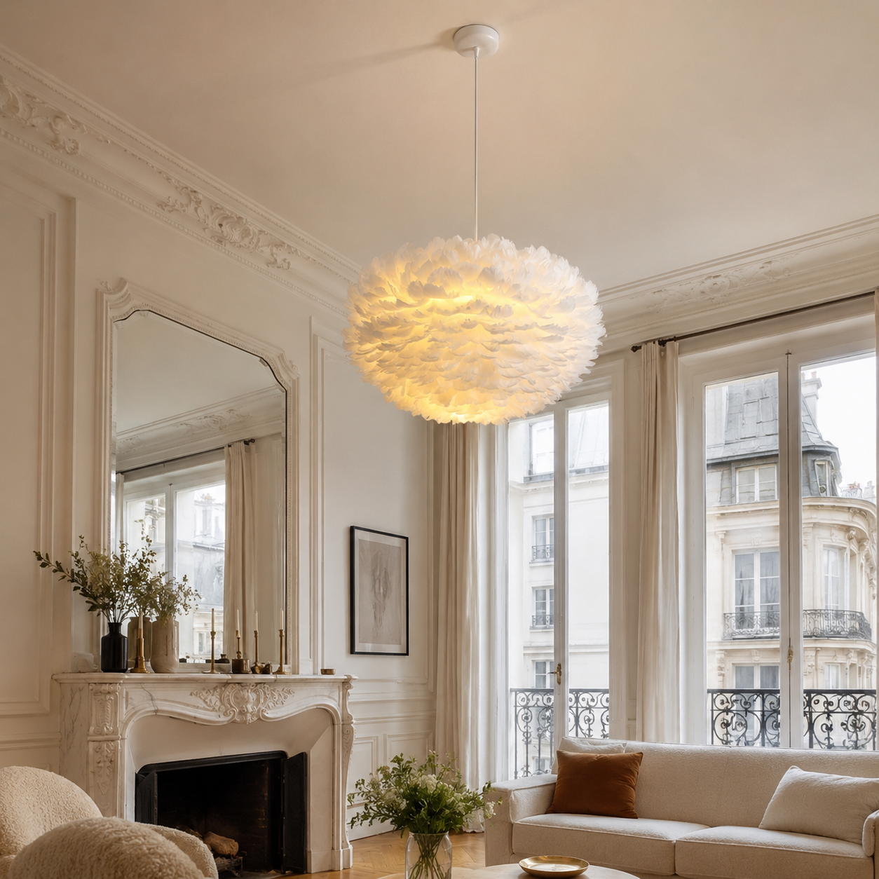 Veya Suspension nuage en plumes – vue 3