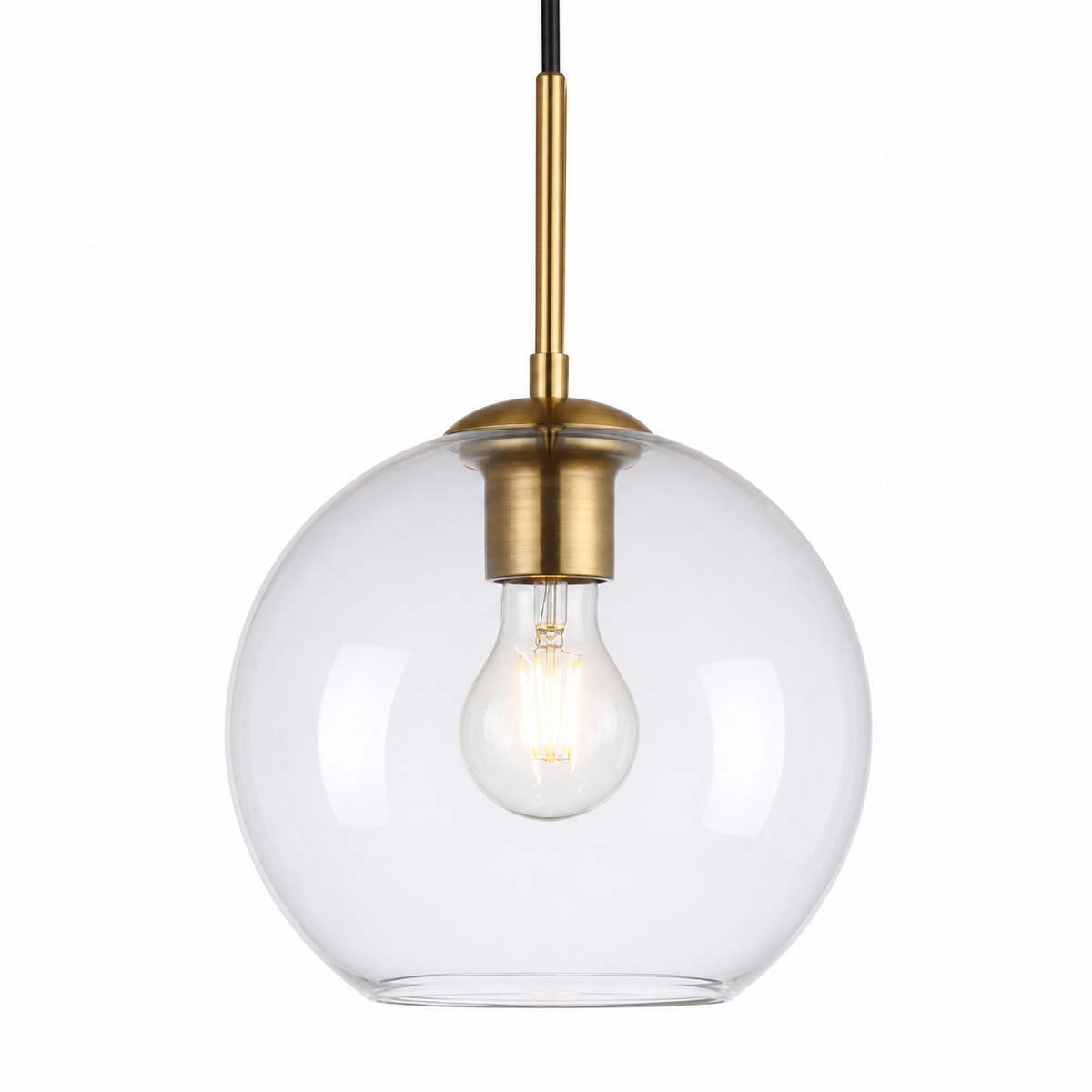 Luna Suspension boule en verre – vue principale