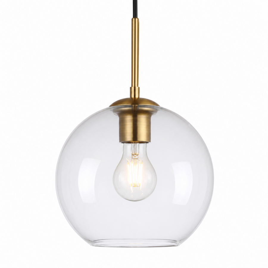 Luna Suspension boule en verre – vue principale