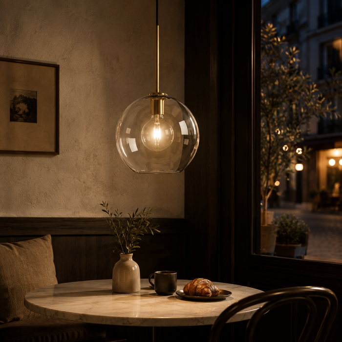 Luna Suspension boule en verre – vue 6