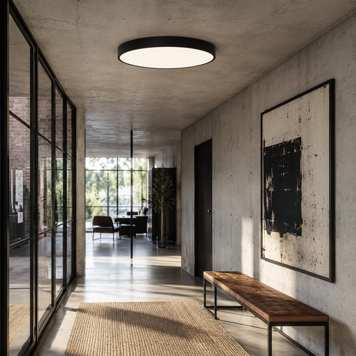 Elia Plafonnier LED arrondi – vue 2
