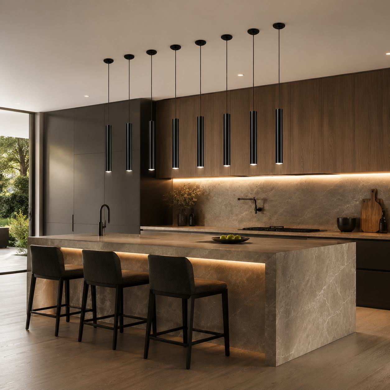 Lina Suspension cylindrique LED COB – vue 2