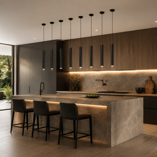 Lina Suspension cylindrique LED COB – vue 2