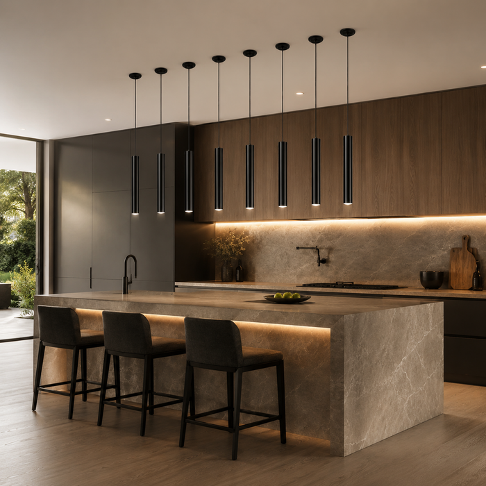 Lina Suspension cylindrique LED COB – vue 2