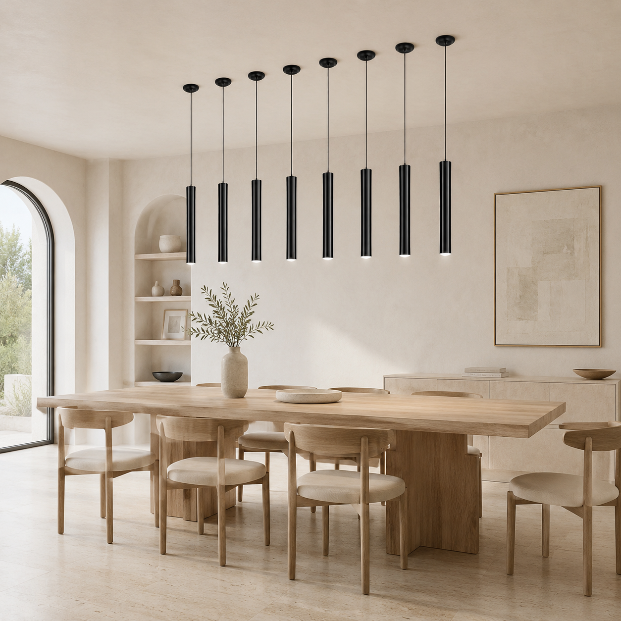 Lina Suspension cylindrique LED COB – vue 5