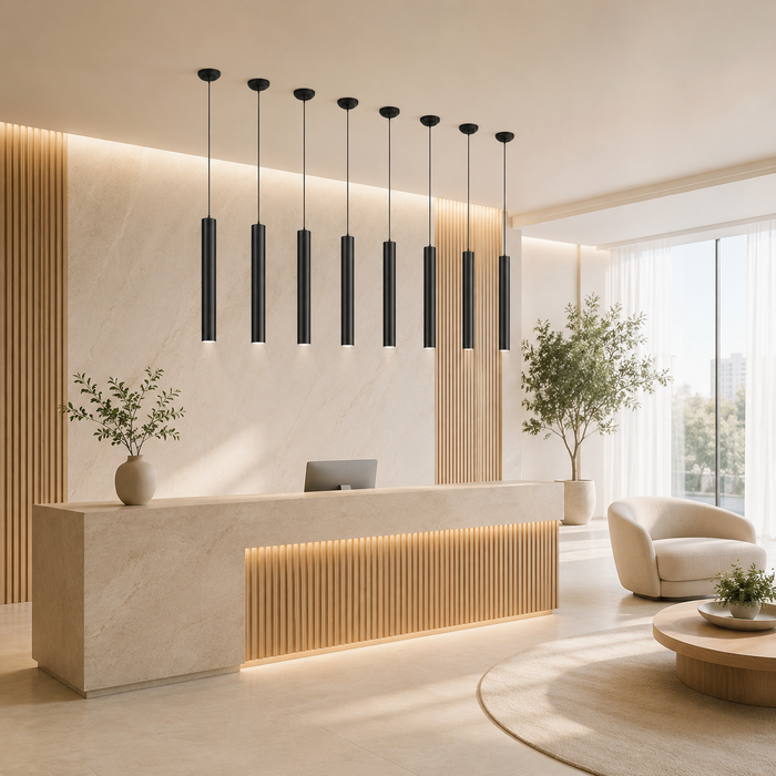 Lina Suspension cylindrique LED COB – vue 6